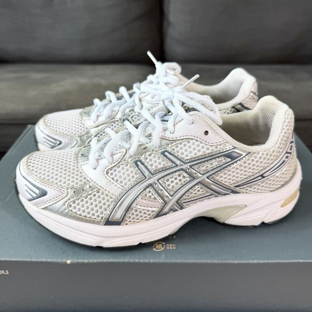 Asics Gel-1130 White Pure Silver Tint Athletic Running Shoes Women's Size 7